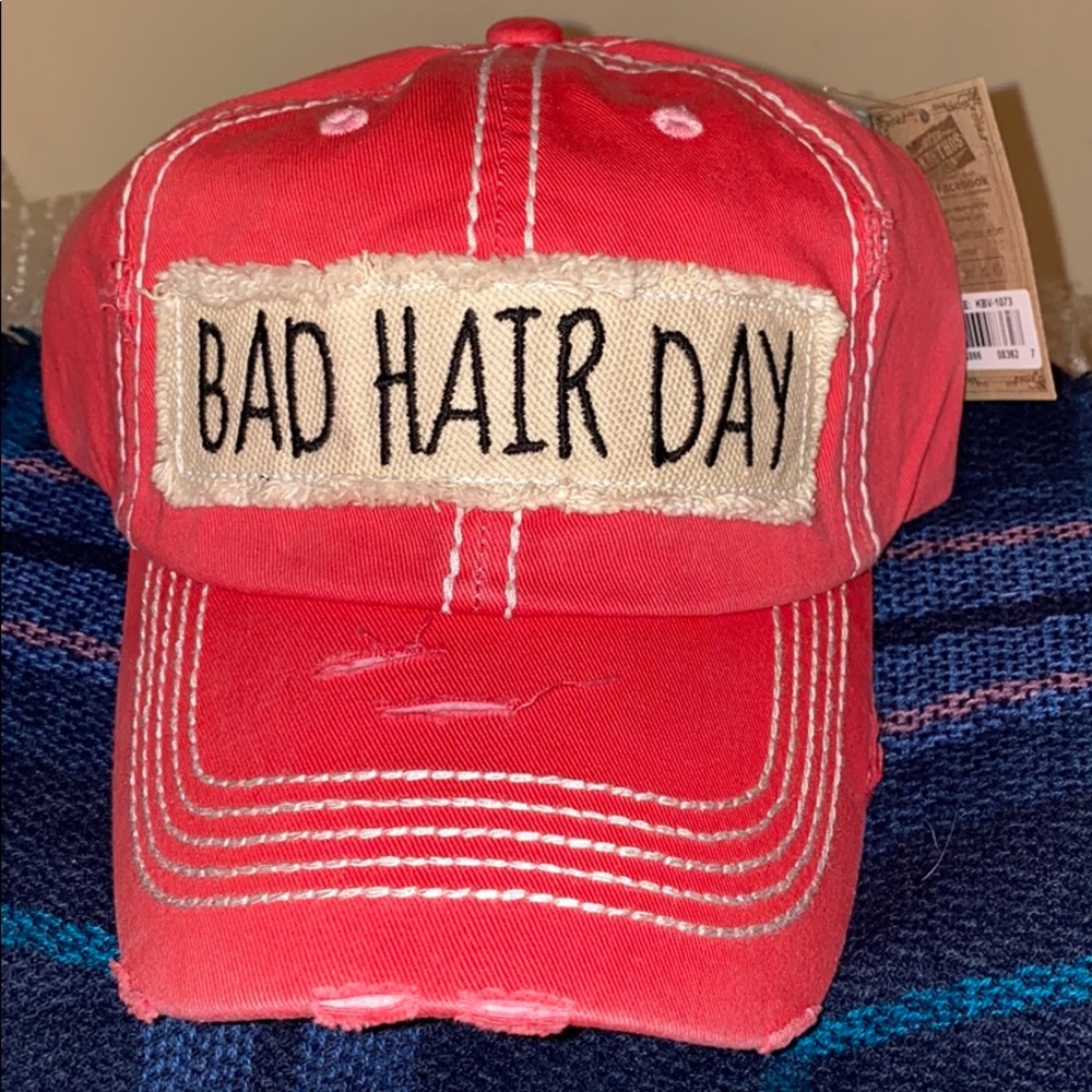 Super cute Bad Hair Day cap